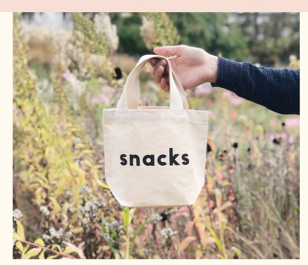 Snacks - Little Canvas  Bag