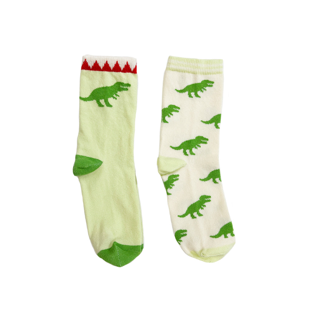 T-Rex 2pk Socks