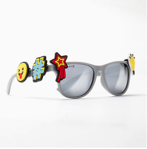 WildWinx Grey Sunglasses with Icon Charms