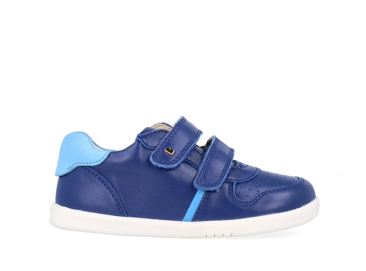 Bobux iWalk Riley BQ | Blueberry Powder Blue - Little Bigheads
