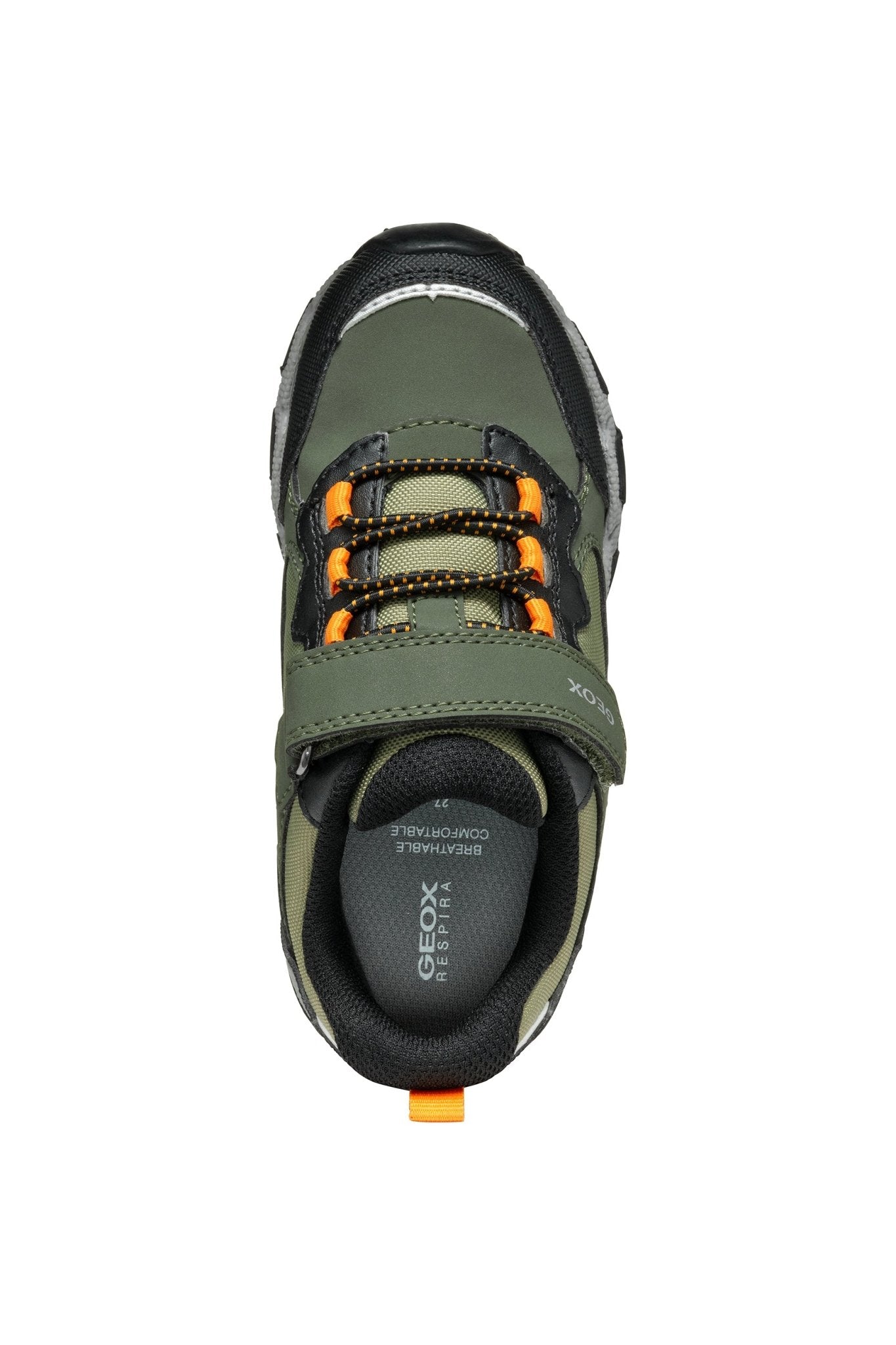 Geox - J Magnetar Boy B ABX - DK Green/Orange - Little Bigheads