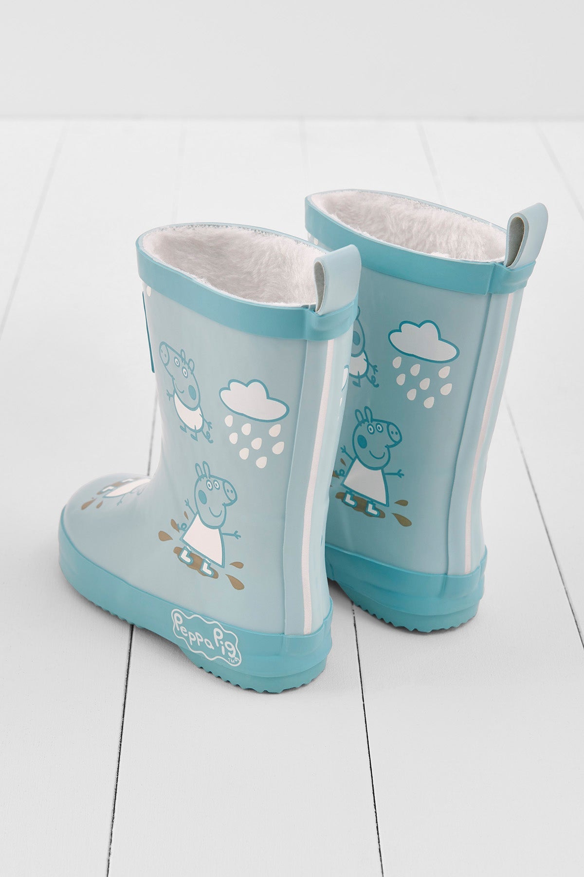 Grass & Air - Peppa Pig - Blue colour changing wellies - Little Bigheads