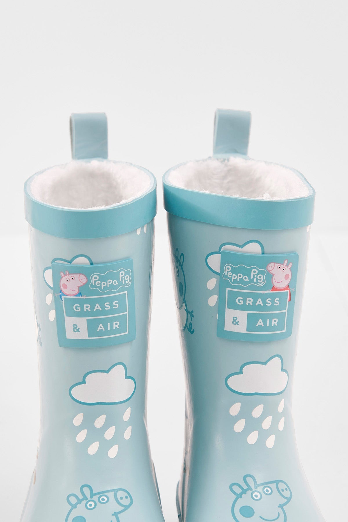 Grass & Air - Peppa Pig - Blue colour changing wellies - Little Bigheads