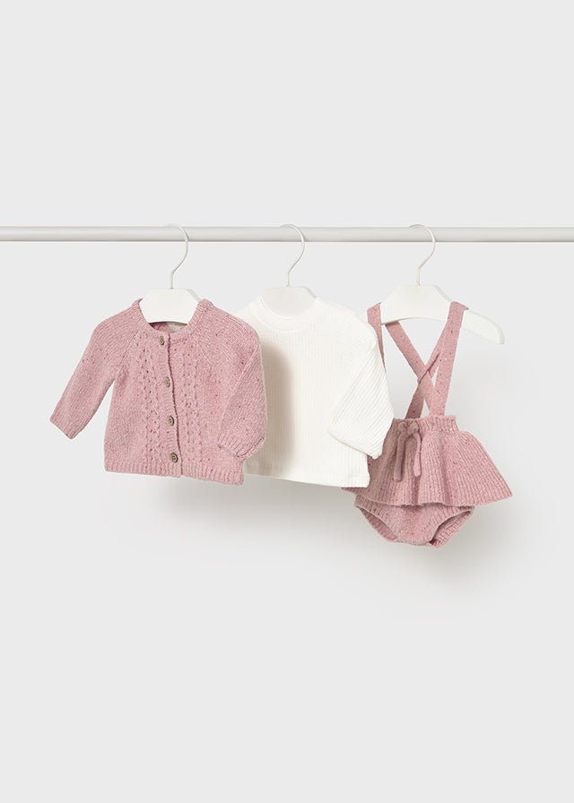 Mayoral | 3PC Knit Set - Orchid - Little Bigheads