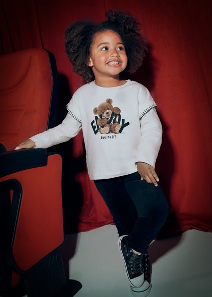 Mayoral | Black velvet leggings - Little Bigheads