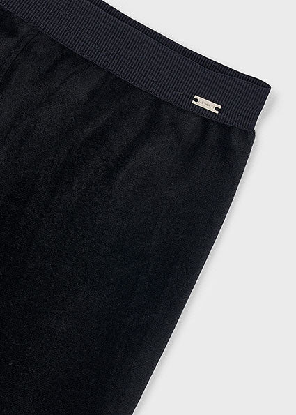 Mayoral | Black velvet leggings - Little Bigheads