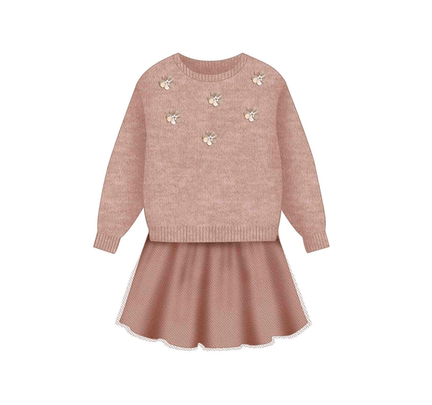 Mayoral | Combined knit dress - Little Bigheads