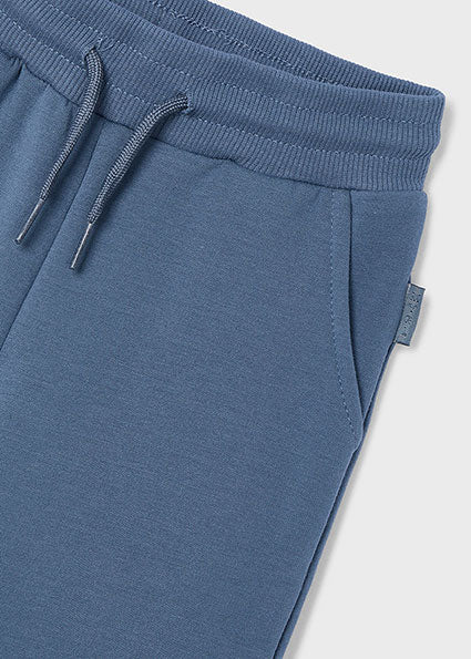 Mayoral | Cuffed fleece trousers - Steel grey - Little Bigheads