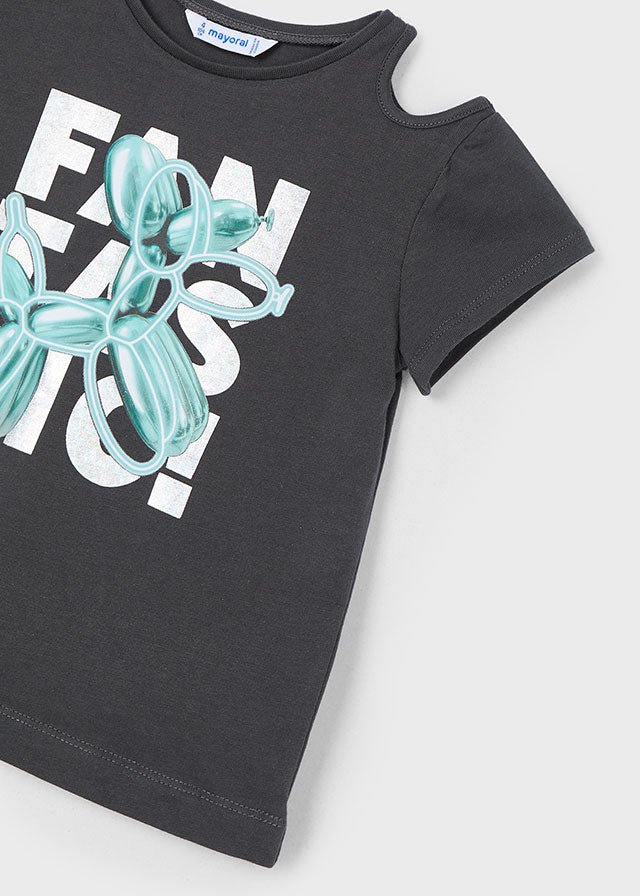 Mayoral | Cut Out Shoulder T-Shirt - Little Bigheads