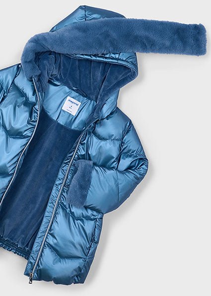 Mayoral | Glossy Coat - Ocean - Little Bigheads