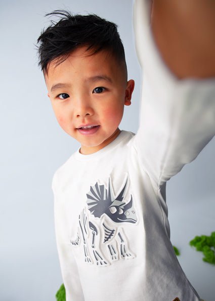 Mayoral | Long sleeve T-shirt - Triceratops - Little Bigheads