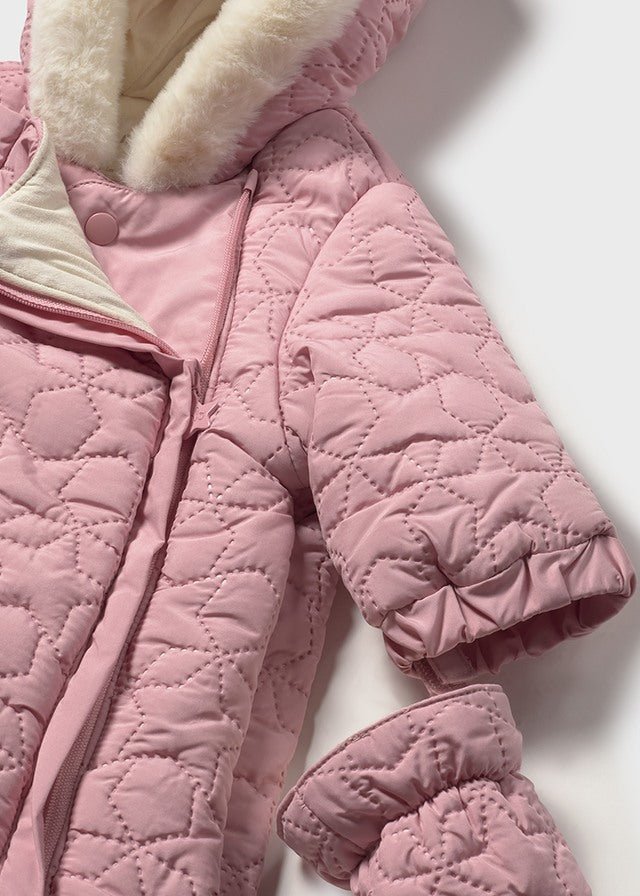 Mayoral | Microfiber Snowsuit - Orchid - Little Bigheads