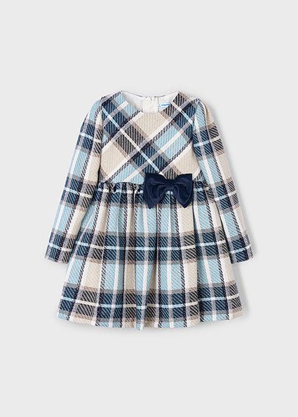 Mayoral | Navy Plaid Dress - Little Bigheads