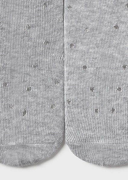 Mayoral | Print Tights - Silver Dotty - Little Bigheads