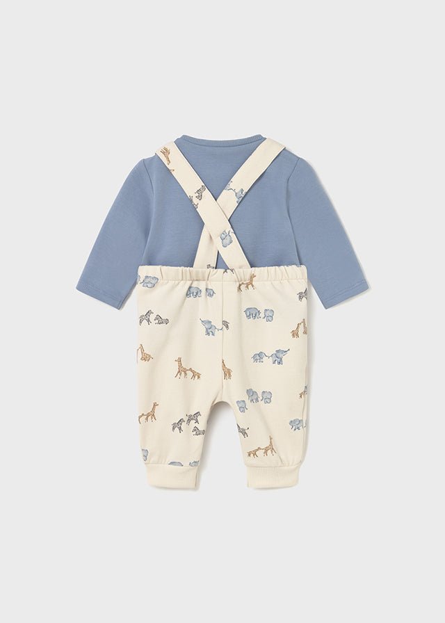 Mayoral | Printed Dungaree Set - Blue bell - Little Bigheads