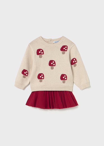 Mayoral | Toadstool Sweater & Tricot Skirt - Little Bigheads