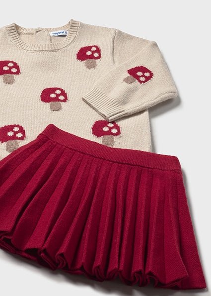 Mayoral | Toadstool Sweater & Tricot Skirt - Little Bigheads