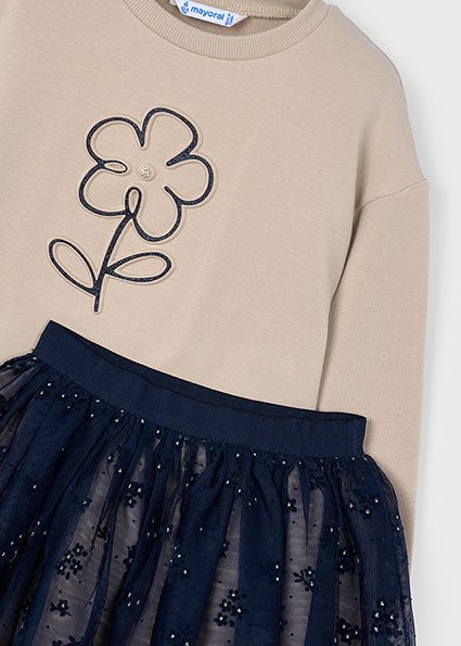 Mayoral | Tulle skirt set - Flower - Little Bigheads
