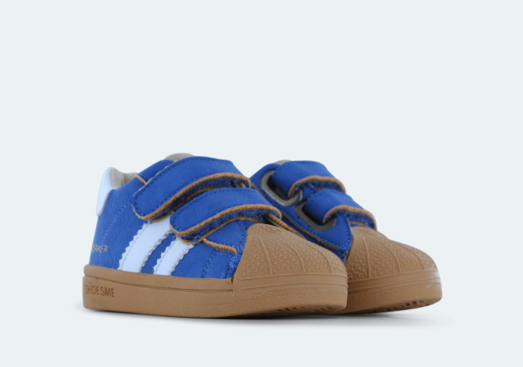 Shoesme | Baby bump nose sneaker | Blue - Little Bigheads