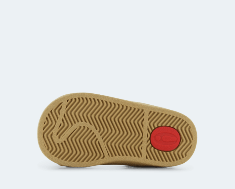 Shoesme | Baby bump nose sneaker | White & Gold - Little Bigheads