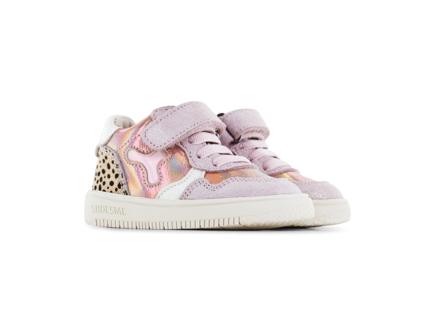 Shoesme | Pink sneaker with Leopard print - Little Bigheads