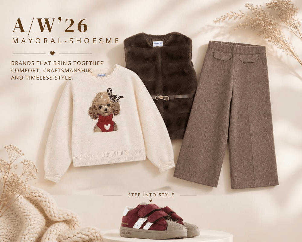Why Parents Love Shoesme - Perfectly Paired with Mayoral A/W'26 - Little Bigheads
