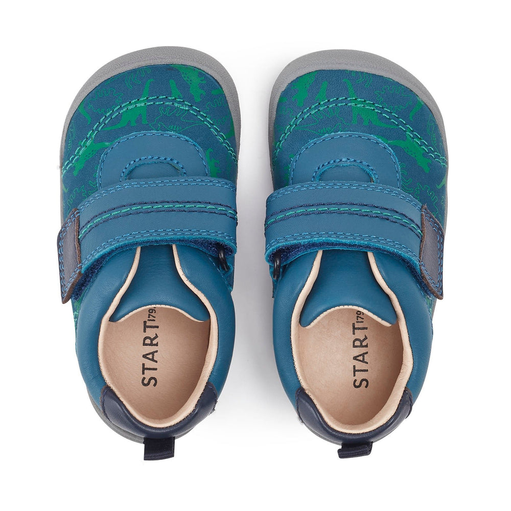 Start - Rite Footprint Teal/nubuck leather - Little Bigheads