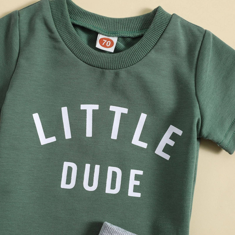 
                  
                    Little Dude t-shirt and shorts set - Little Bigheads
                  
                