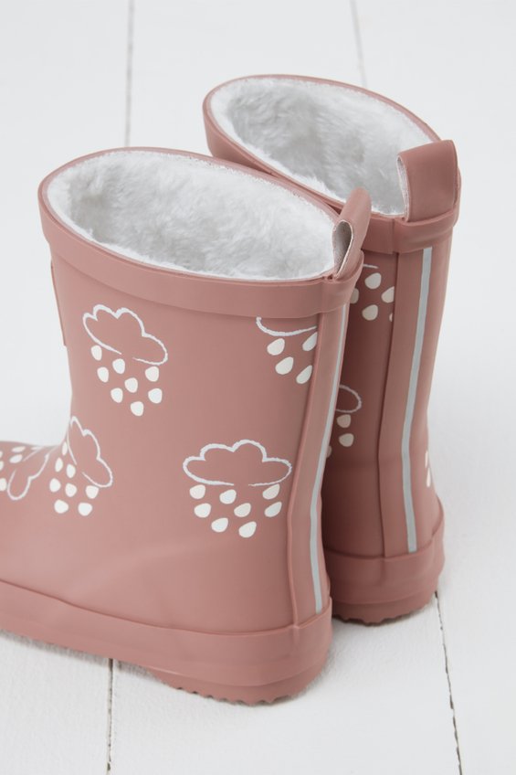 
                  
                    Grass & Air - Rose - Colour Changing Kids Wellies with Teddy Fleece Lining - Little Bigheads
                  
                