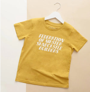 Federation Of Master Sandcastle Builders T-Shirt - Little Bigheads