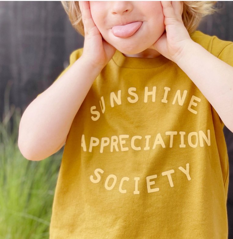 
                  
                    Sunshine Appreciation Society T-Shirt - Little Bigheads
                  
                