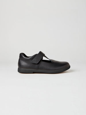 
            
                Load image into Gallery viewer, Zig &amp;amp; Star stockist - Zig &amp;amp; Star astro black leather mary jane school shoe
            
        