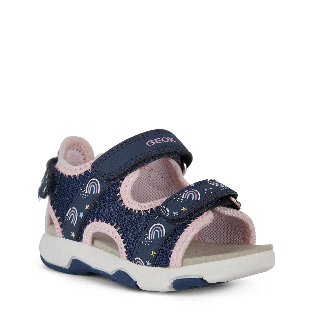 Geox B Sandal Multy - Navy/LT Pink - Little Bigheads