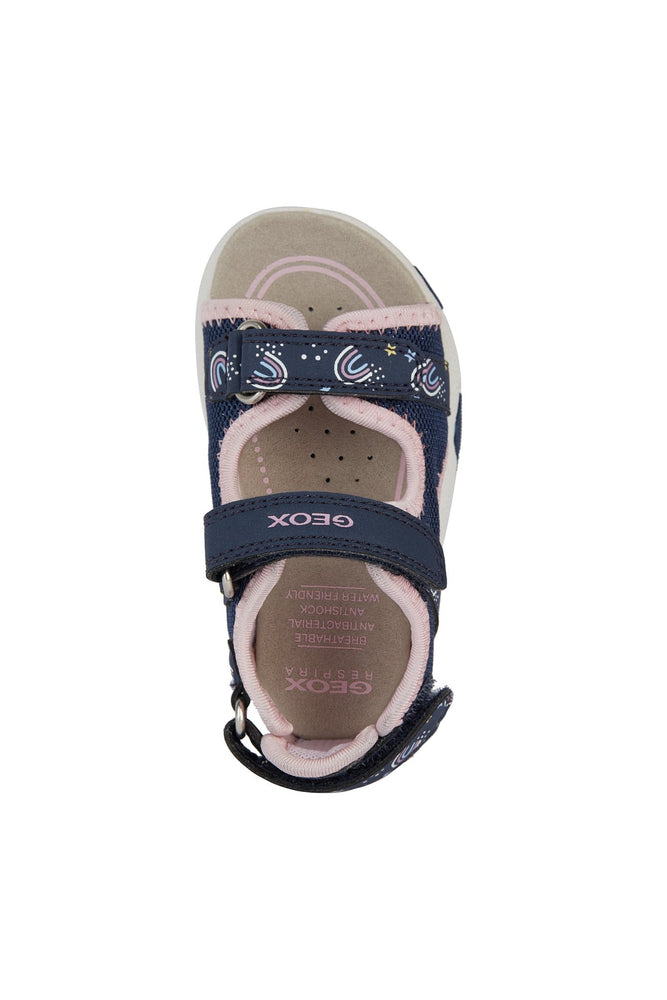 Geox B Sandal Multy - Navy/LT Pink - Little Bigheads