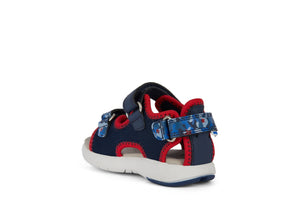 Geox B Sandal Multy - Navy/Red - Little Bigheads