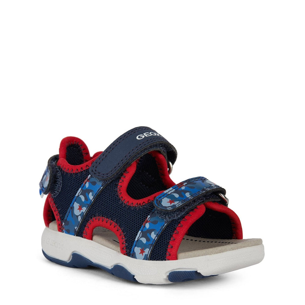 Geox B Sandal Multy - Navy/Red - Little Bigheads