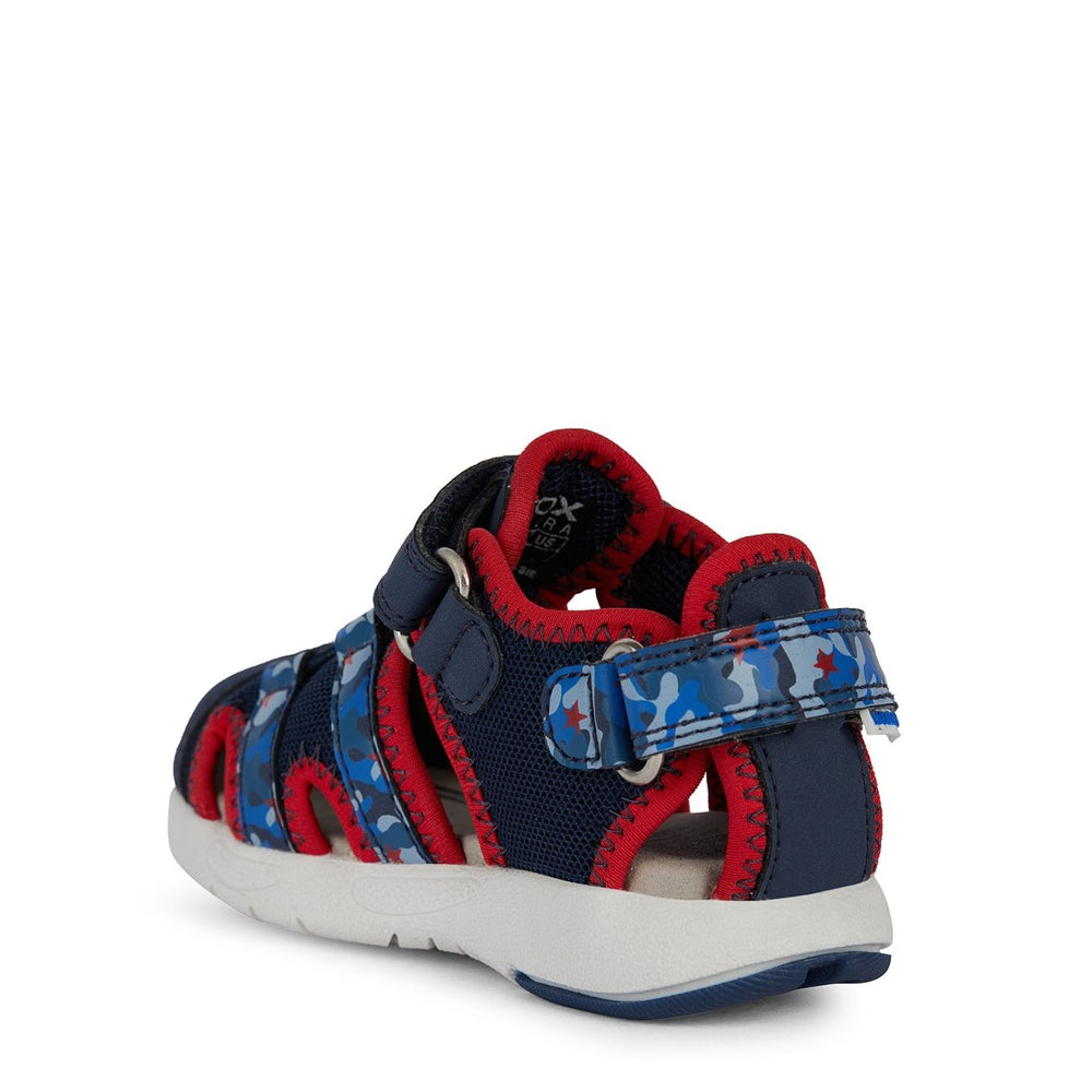 
                  
                    Geox B Sandal Multy - Closed Toe Sandal Navy/Red - Little Bigheads
                  
                