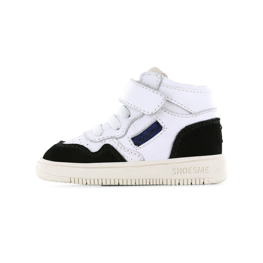 Shoesme Basket Sneaker - White/Black - Little Bigheads