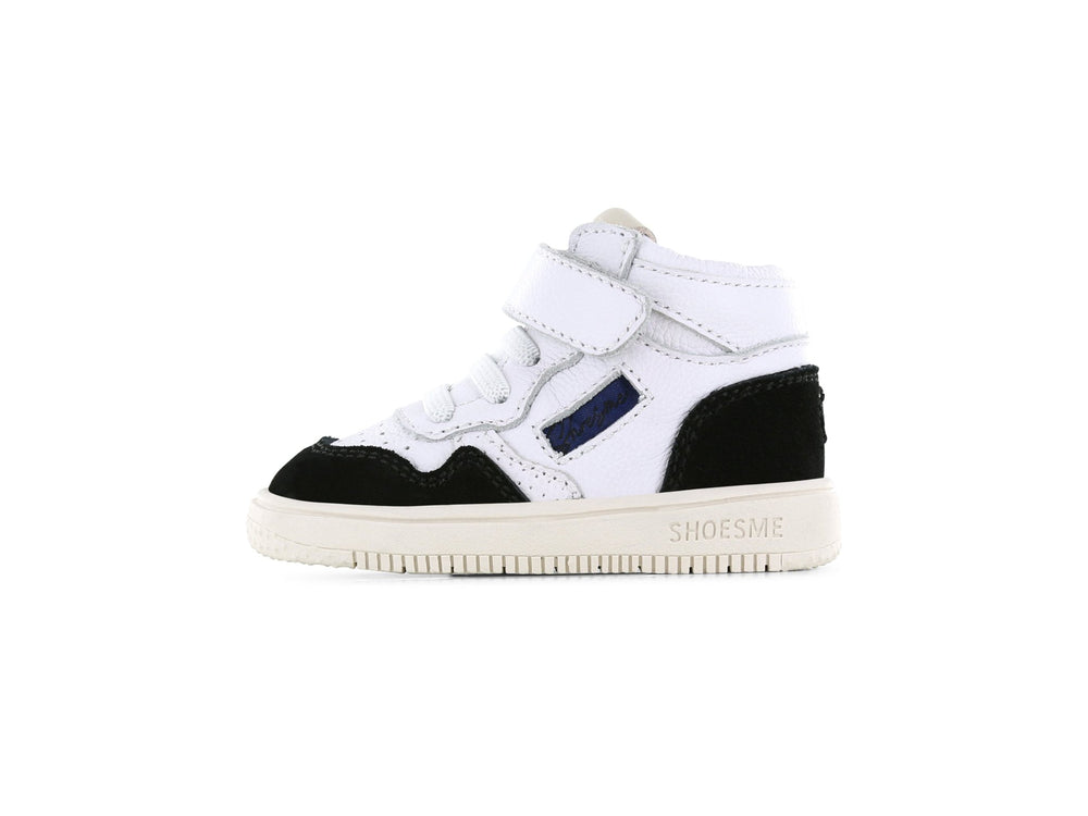 Shoesme Basket Sneaker - White/Black - Little Bigheads