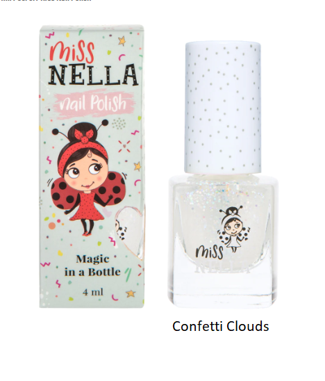 Miss Nella Nail Polish Confetti Clouds