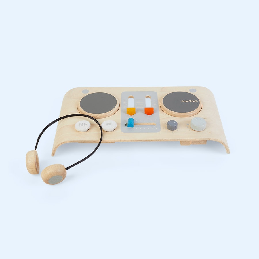 
            
                Load image into Gallery viewer, Plan Toys Wooden DJ Mixing Board
            
        