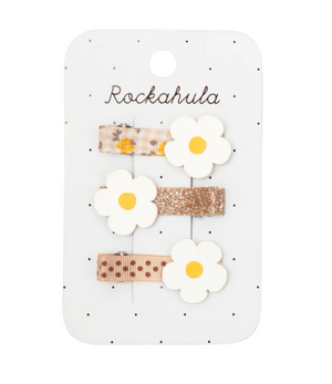 
            
                Load image into Gallery viewer, Ditsy Daisy Hair Clips By Rockahula
            
        