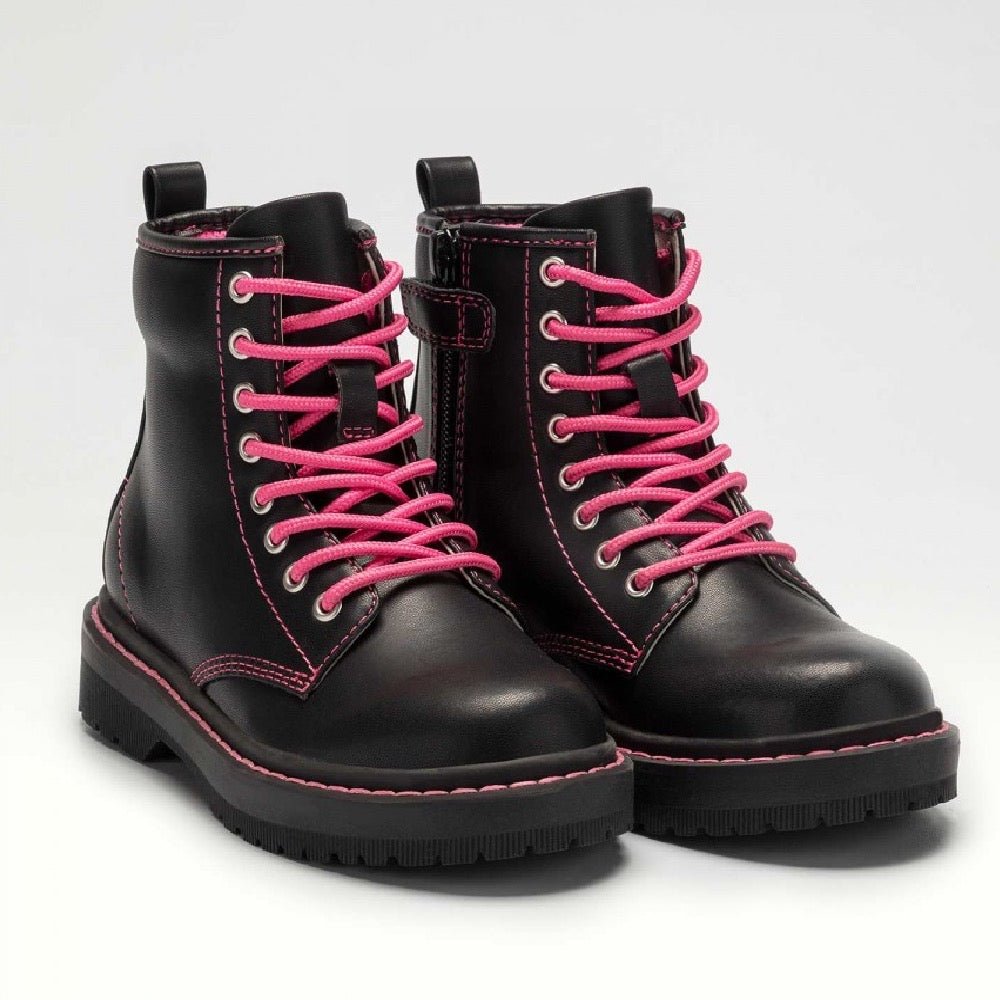 Lelli Kelly Doris Boot Black/Fuchsia - Little Bigheads