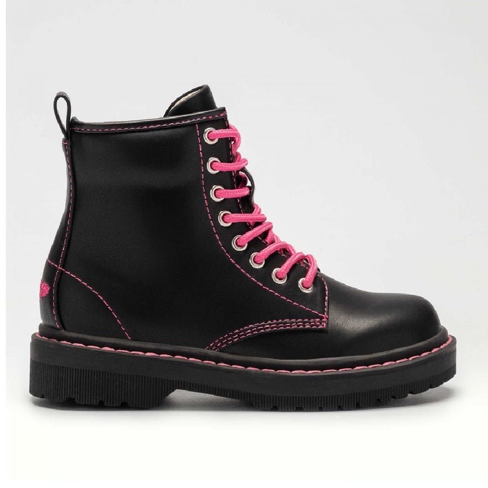 Lelli Kelly Doris Boot Black/Fuchsia - Little Bigheads