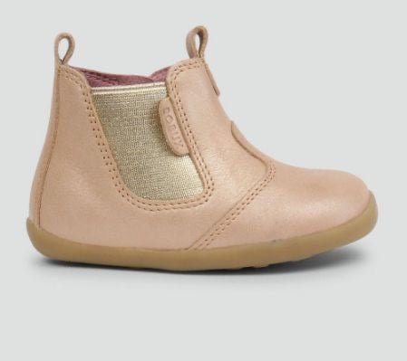 Bobux Jodphur Boot Step - up Rose Gold - Little Bigheads