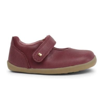 Bobux Mary Jane Shoe Step Up Plum - Little Bigheads