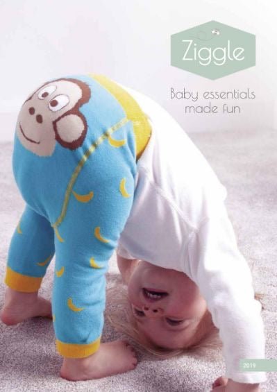 Ziggle Baby Leggings - Marley Monkey - Little Bigheads