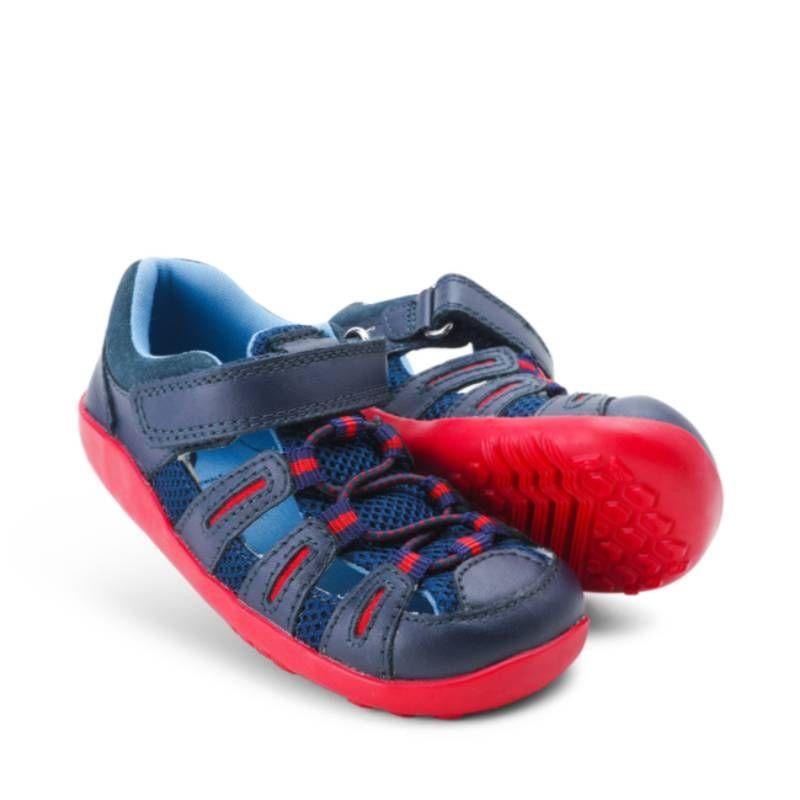 Bobux Summit iWalk - Navy & Red - Little Bigheads