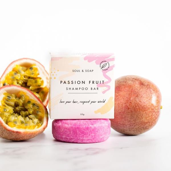 Passion Fruit Shampoo Bar by Soul & Soap - Little Bigheads