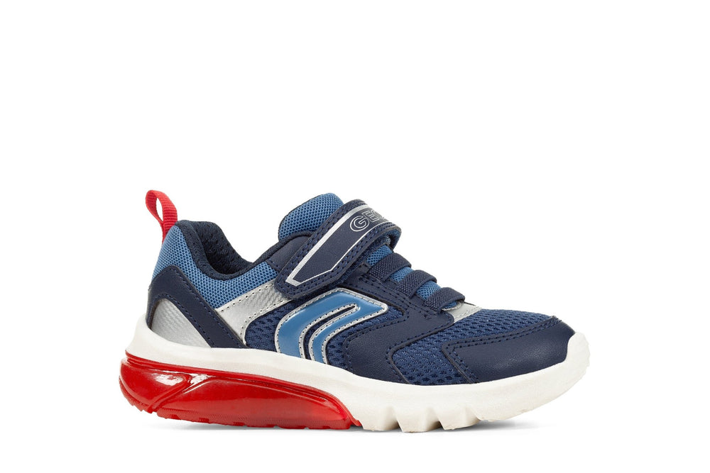 Geox J Ciberdron - Navy/Red - Little Bigheads